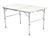 90 x 60 x 70cm Home Use Aluminum Alloy Folding Table White 44193343