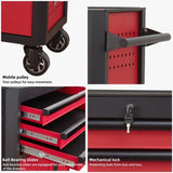 36.3 Inch 3-Drawer Rolling Tool Chest with Wheels, Steel Tool Cabinets with Drawers, Liners and W3037P309498