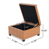 ISABELLA Storage Ottoman, PU N757P254449O