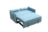MEGA Pull Out Sofa Bed, Modern Adjustable Pull Out Bed Lounge Chair with 2 Side Pockets, 2 Pillows W97543708