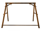 188*135*170cm 600lbs Fir Suitable For 4ft Swing Chair Wood Swing Frame Carbonized Color 15911757