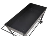 Planting Box With Wheels Black 29008852