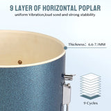 14"x10" 3-Pieces Junior Kids Drum Set Kit Pedal Drum Stick Wrench Drum Stool 28241707