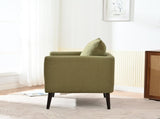 Modern Fabric Accent Chair, Upholstered Armchair for Living Room ,Mid Century Fabric Lounge Chair w/ W1028P188577