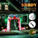 8.9 FT Halloween Inflatables Clown Archway Outdoor, Scary Halloween Giant Clown Blow up 42020143