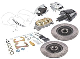 7Inch Dual Booster Front Power Disc Brake Conversion Kit Drilled & Slotted Fits for Chevy Full-Size 98366754