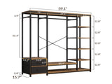 Independent wardrobe manager, clothes rack, multiple storage racks and non-woven drawer, bedroom 17687713