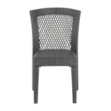 FARLEY STACKING SIDECHAIR,Set of 2,KD,GREY N762P234585E