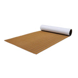 ZUN Boat Flooring, EVA Foam Boat Decking 94.5inx35in, Self Adhesive Faux Teak Marine Flooring Sheet 26423673