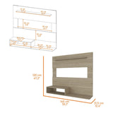 Cabos Floating Entertainment Center For TVs up 55", One Upper Shelf, Two Shelves B128P148890