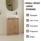 23" Freestanding Bathroom Vanity with Sink, Soft Close Doors W999P206106