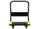 Foldable Platform Push Hand Truck Cart, 440 lbs. Weight Capacity, 2 Swivel Brake Wheels W2916P210396