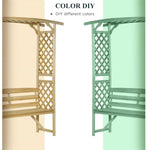 ZUN Outdoor Garden Bench 、Garden chair 08405107