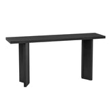 U_STYLE Stylish Console Table with Pine Veneer Geometric Legs,Suitable for Living Room, Study N711P289142B