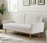 Velvet Sofa, European Style with Sleek Design, Modern & Vintage Flair, Upholstered 3 Seater Couch, B2735P291969
