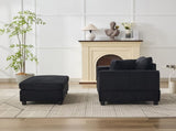 Chaise Lounge Chair with Removable Ottoman Accent Sofa Bed Upholstered Sleeper Couch Bed with W1170P353044