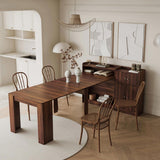 Modern Extendable Dining Table with Storage W331P191551