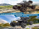2026 2 Batteries 112 Rock Crawler Rechargeable Off Road Truck 4WD , Metal Shell LED Headlights RC 66571199
