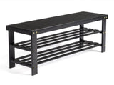 3-Tier Seamless Top Bamboo Shoe Rack 24686137