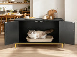 Wooden Cat Box Cabinet 81478978