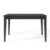 ZUN Wood Counter Height Dining Table, Antique Black, 35"D x 59.1"W x 36.5"H 69004.00BLK