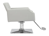 PVC leather aluminum alloy foot pedal rivet type square chassis high oil pump barber chair 150kg 19160742
