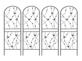 4 Pack Metal Garden Trellis 71" x 19.7" Rustproof Trellis for Climbing Plants Outdoor Flower Support 36708234