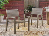 Outdoor Dining Chairs, Grey 63223.00GRY, KD N769P234974G