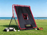 Baseball & Softball Rebounder Net, 2-in-1 Switch Hitter Pitch Trainer, PitchBack Bounce Back Net for 57080930