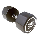 35LBS APOLLO IR3920 Premium Octagonal Dumbbell, Large Numbers, Hard Chrome Plated Handle Dumbbells 71673377