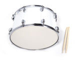 14 x10 inches Marching Drum Drumsticks Key Strap White 85444290