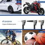 1 Set Car Charging Dual-use Mini Portable Tire Inflator Suitable for Bicycles, Electric Cars, Cars 77401873