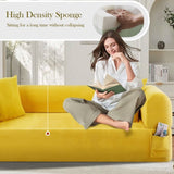 Spring Sofa with High-Quality Fabric, Pillows & Storage - Pocketed Springs, High-Density Foam, for B347P365246