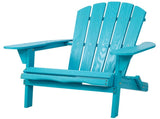 Wood Patio Chair for Garden Outdoor Wooden Folding Embossed Adirondack Chair Solid Wood W1390P462315