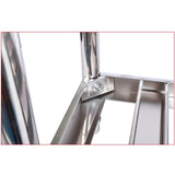 Stainless Steel Kitchen Sink Commercial Freestanding Utility Sink with Drawer and Pull-Out Faucet 47271266