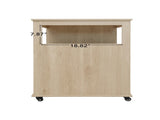 Kitchen Island Cart,Rolling Serving Utility Trolley Cart Modern Kitchen Island with Storage Drawer W688P194208