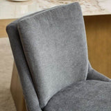 Modern Dining Set of 2,Double-layer Cushioned Chenille fabric Upholstered Accent Side Leisure W1143P207920