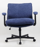 Cross-Legged Friendly Office Chair with Criss Cross Frame, Rolling Casters & Fold-Down Arms, 88505348