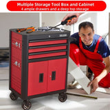 36.3 Inch 3-Drawer Rolling Tool Chest with Wheels, Steel Tool Cabinets with Drawers, Liners and W3037P309498