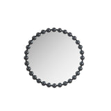 Beaded Round Wall Mirror 27"D B03599369