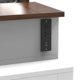 Vanity Desk with Dimmable LED Light with 10 Drawers, Makeup Table with Flip Up Mirror for 99072557