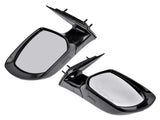 2Pcs White Mirrors Left Right Heated Signal Fit for Hyundai Santa Fe Sport 2013-2018 876104Z005, 22188358