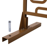 Outdoor & Indoor Privacy Metal Privacy 76" H48" W, Freestanding Decorative Privacy W465P193254