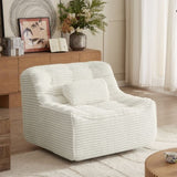 360 Oversize swivel Glider Chair with switchable head pillow and waist pillow , comfortable W2357P261767
