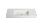 ZUN 48 Inch Resin basin For Bathroom Vanity,Vanity Top only W1972P186775