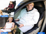 Full Body Massage Chair Pad with Heat, 8 Modes 9 Intensities, Home Office Car Use Back Neck Massager 62180191