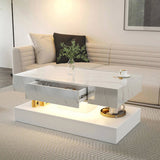 16.93IN High LED Coffee Table,Modern Coffee Table for Living,Living Tables,Large Living W331P269983
