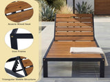 Outdoor Chaise Lounges Pool Lounge Chairs Outdoor Daybed Recliner with Adjustable Backrest for N719P383161B