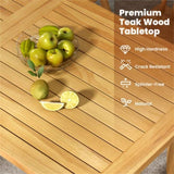 55 "x 27.5" rectangular teak tabletop 09965876