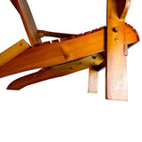 Outdoor or indoor Wood Adirondack chair, foldable, OAK W495P286083